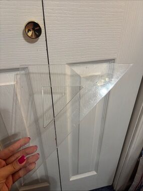 Acrylic Square Ruler for drawing - Transparent